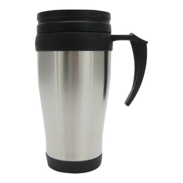 Vaso Viajero Metálico 14oz Plata - Imagen 3